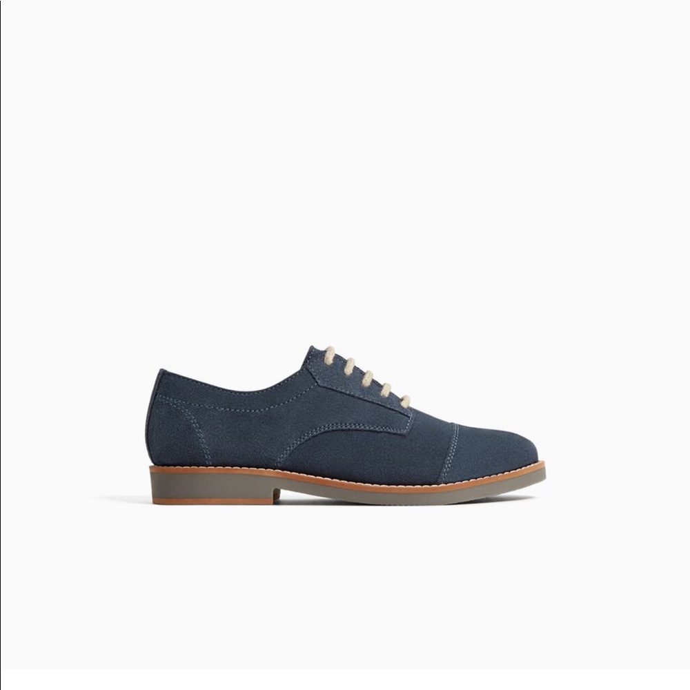 Zara Split Suede Derby Shoe